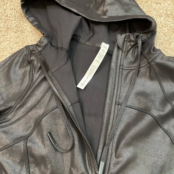 Lu Lu Lemon black jacket size 8 - Picture 3 of 12